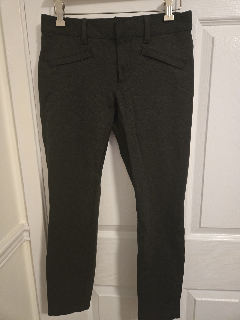 GAP Women's Charcoal Cropped Dress Pants